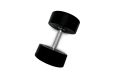 Гантель круглая обрезиненная 27,5кг UnixFit PRO DBRND27_5PBK фото 1