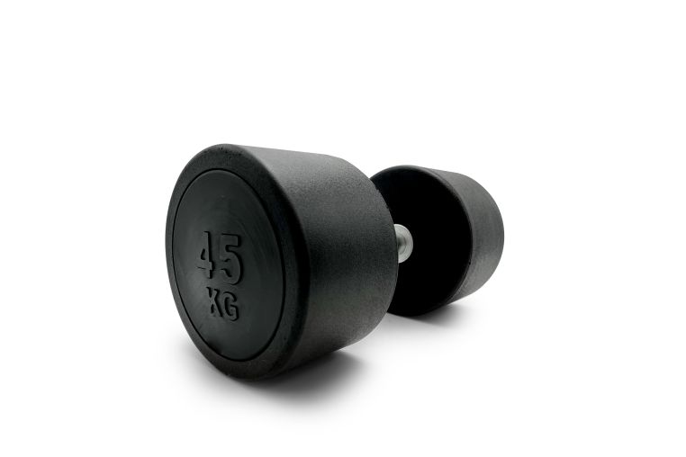 Гантель круглая обрезиненная 45кг UnixFit PRO DBRND45PBK 
