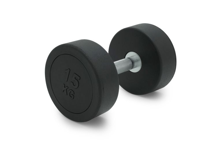 Гантель круглая обрезиненная 15кг UnixFit PRO DBRND15PBK 