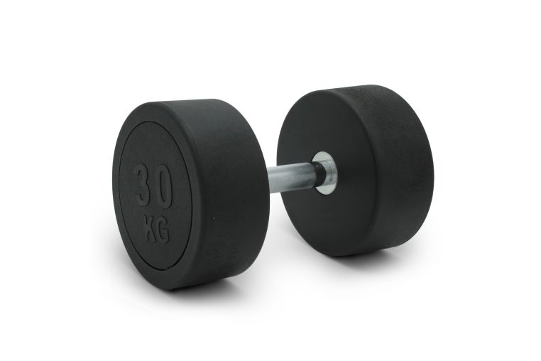 Гантель круглая обрезиненная 30кг UnixFit PRO DBRND30PBK 