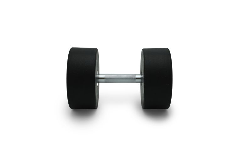 Гантель круглая обрезиненная 30кг UnixFit PRO DBRND30PBK фото 1