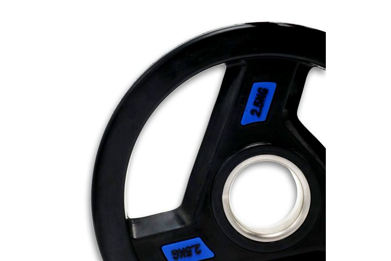 Диск обрезиненный c хватом 2,5кг, 51 мм UnixFit PRO DG2_5RUBPBL фото 2
