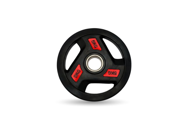 Диск обрезиненный c хватом 5кг, 51 мм UnixFit PRO DG5RUBPRD 