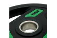 Диск обрезиненный c хватом 10кг, 51 мм UnixFit PRO DG10RUBPGR фото 3