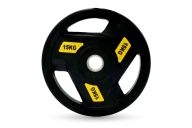 Диск обрезиненный c хватом 15кг, 51 мм UnixFit PRO DG15RUBPYL
