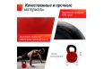 Гиря виниловая 28 кг UnixFit KBVIN28RD Red фото 5