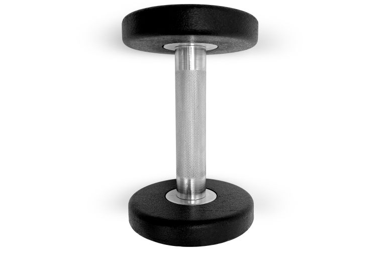 Гантель круглая обрезиненная 2,5кг UnixFit PRO DBRND2_5PBK фото 1