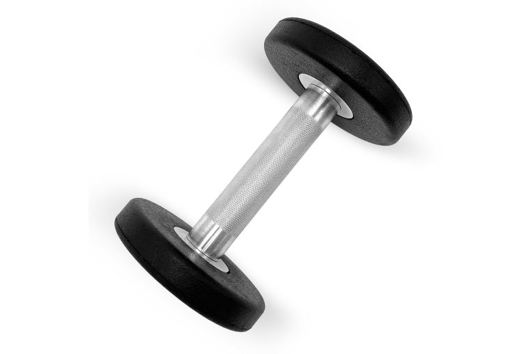 Гантель круглая обрезиненная 2,5кг UnixFit PRO DBRND2_5PBK фото 2