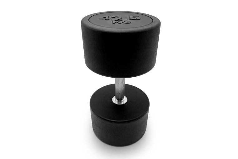 Гантель круглая обрезиненная 42,5кг UnixFit PRO DBRND42_5PBK фото 2