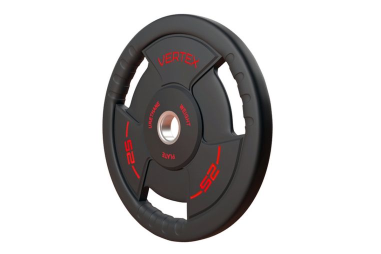 Диск полиуретановый d51мм, 25кг Vertex 91035A-25ВC чёрно-красный фото 1