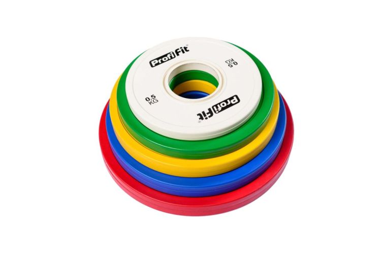 Диск обрезиненный цветной d51мм, 2кг Profi-Fit фото 4