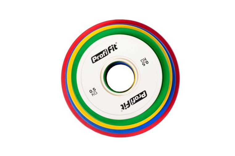 Диск обрезиненный цветной d51мм, 2кг Profi-Fit фото 5