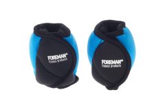 Отягощение для рук и ног FOREMAN Wrist&Ankle Weights 0,5 кг, 2 штуки, голубой