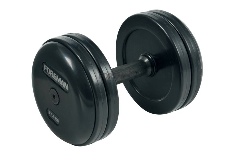 Фиксированные гантели в сборе FOREMAN FP/RUB-EPR 70 кг, черный 