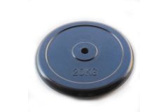Диск обрезиненный 20кг Johns 71019-20B-26 чёрный