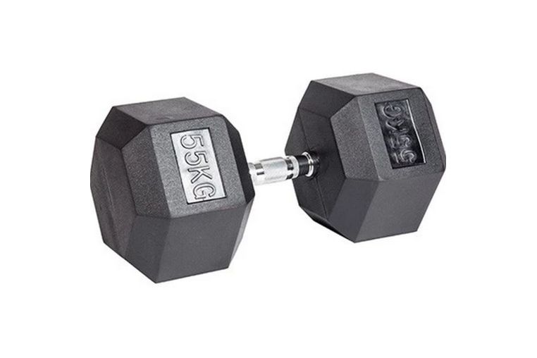 Гантель неразборная гексагональная 55кг VictoryFit VF-H550 