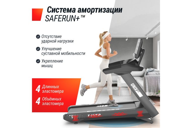Беговая дорожка UnixFit T-1350 PRO (LED) фото 12