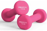 Гантели неопреновые 2шт по 1кг PROIRON Г2010РНЕО розовый