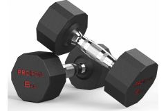 Гантели обрезиненные 2шт по 8кг PROIRON Г2080ОБР