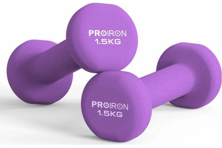 Гантели неопреновые 2шт по 1,5кг PROIRON Г2015НЕО 