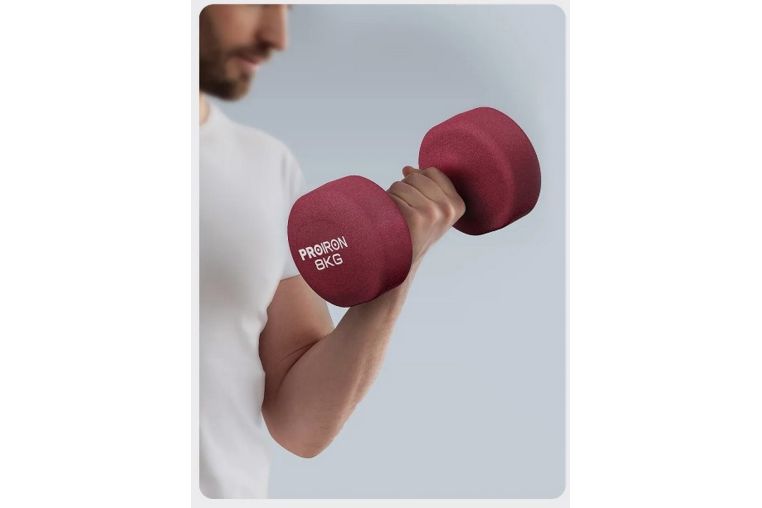 Гантели неопреновые 2шт по 8кг PROIRON Г2080НЕО фото 3