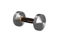 Гантель из нержавеющей стали и черного дерева 4кг PROIRON Г1040НЧ