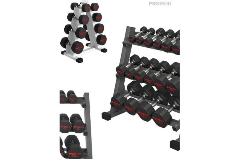 Гантель обрезиненная 20кг PROIRON Г1200ОБР фото 1