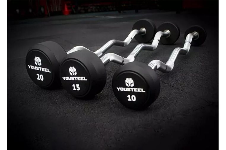 Набор изогнутых штанг 10-30кг YouSteel фото 1