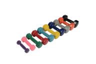 Виниловые гантели для аэробики FOREMAN IVD 1,80 кг, пара, нестандартный красный