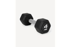 Гантель гексагональная 4кг, обрезиненная Star Fit DB-301PRO черный