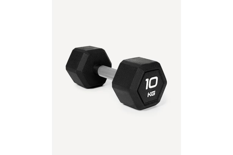Гантель гексагональная 10кг, обрезиненная Star Fit DB-301PRO черный 