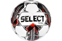 Мяч футзальный Select Futsal Samba v22 1063460009, р.4,FIFA Basic, 32п, ТПУ, руч.сш, бел-кр-черн