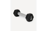 Гантель гексагональная 1кг, обрезиненная Star Fit DB-301PRO черный