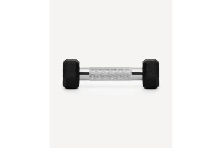 Гантель гексагональная 1кг, обрезиненная Star Fit DB-301PRO черный фото 3
