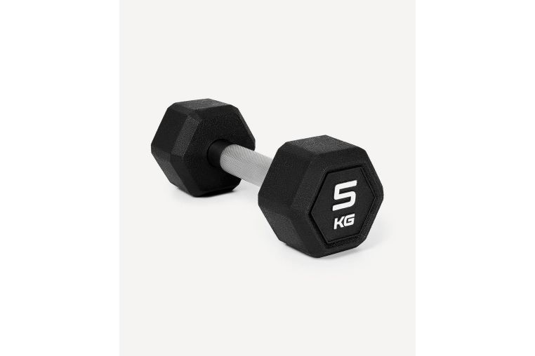 Гантель гексагональная 5кг, обрезиненная Star Fit DB-301PRO черный 