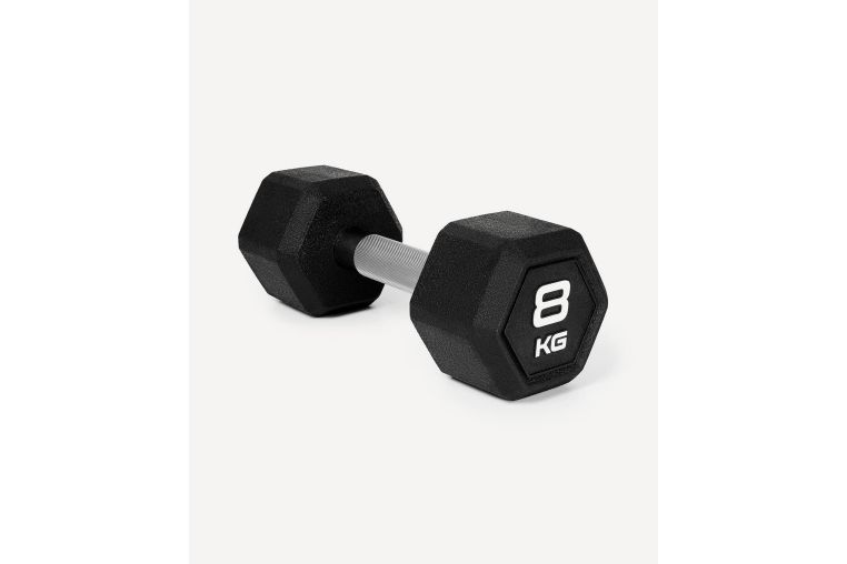Гантель гексагональная 8кг, обрезиненная Star Fit DB-301PRO черный 