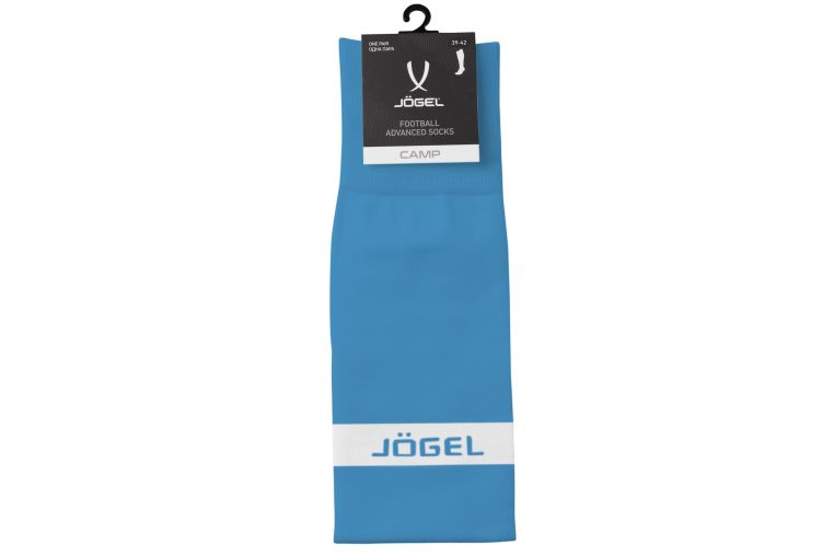 Гетры футбольные Jogel CAMP ADVANCED SOCKS голубой\белый фото 3