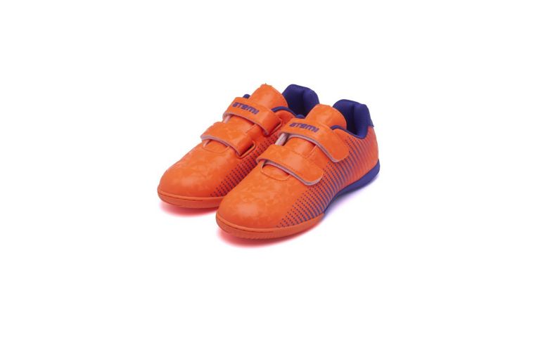 Бутсы футбольные Atemi INDOOR KIDS SBA-006 оранжевый\фиолетовый 