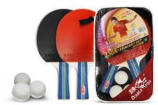 Набор для настольного тенниса 2 ракетки и 3 мяча Double Fish CK-236A Набор для настольного тенниса 2 ракетки и 3 мяча Double Fish CK-236A