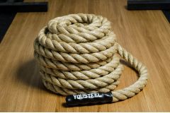 Канат для лазания YouSteel D38мм, волокно Sisal, длина 5 м