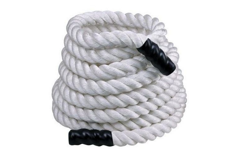 Тренировочный канат Perform Better Training Ropes 12m 4086-40-White 10 кг, диаметр 3,81 см, белый 