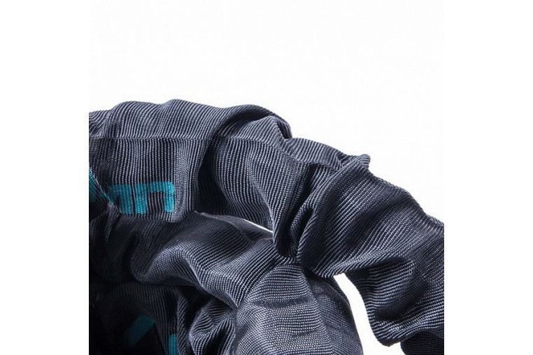Канат тренировочный в рукаве Live Pro Covered Battle Rope LP8172-L2 5 см х 15 м, черный\синий фото 1