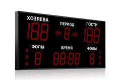 Табло для баскетбола Импульс 724-D24x6-D18x7-S6-A2