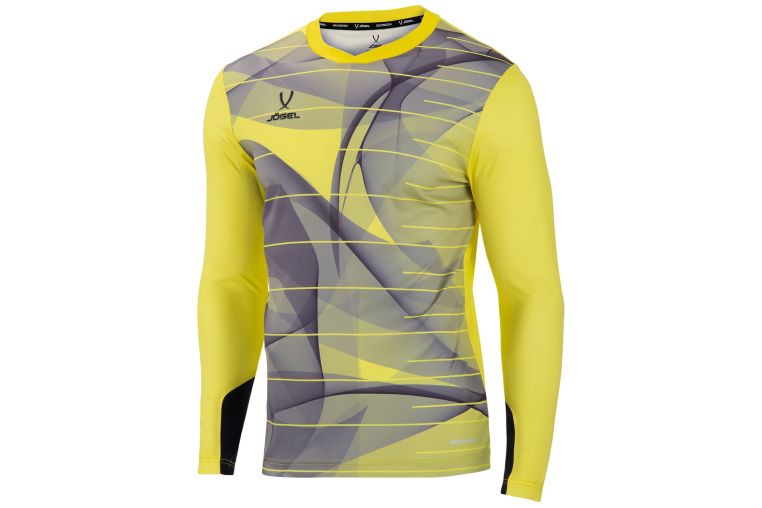 Свитер вратарский Jogel DIVISION PerFormDRY GK Pattern LS, желтый/черный/белый 