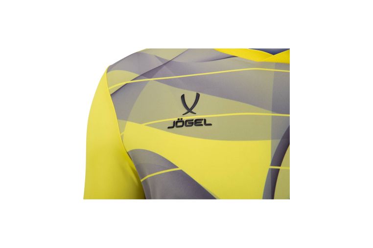 Свитер вратарский Jogel DIVISION PerFormDRY GK Pattern LS, желтый/черный/белый фото 1