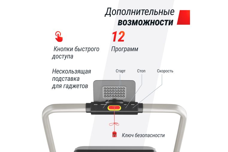 Беговая дорожка UnixFit R-260N фото 11