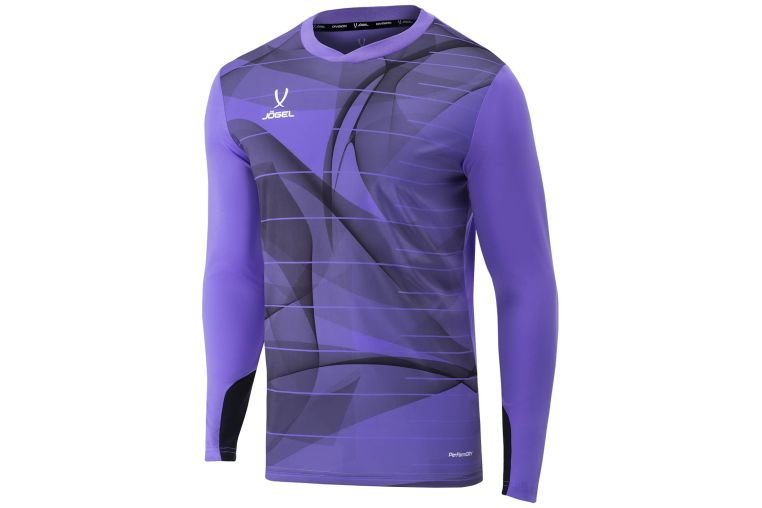 Свитер вратарский Jogel DIVISION PerFormDRY GK Pattern LS, сиреневый/темно-серый/белый 