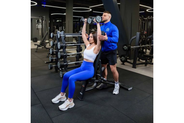 Набор прямых полиуретановых штанг LEVEL 10-30кг (шаг 5 кг, 5 шт) Profi-Fit фото 7