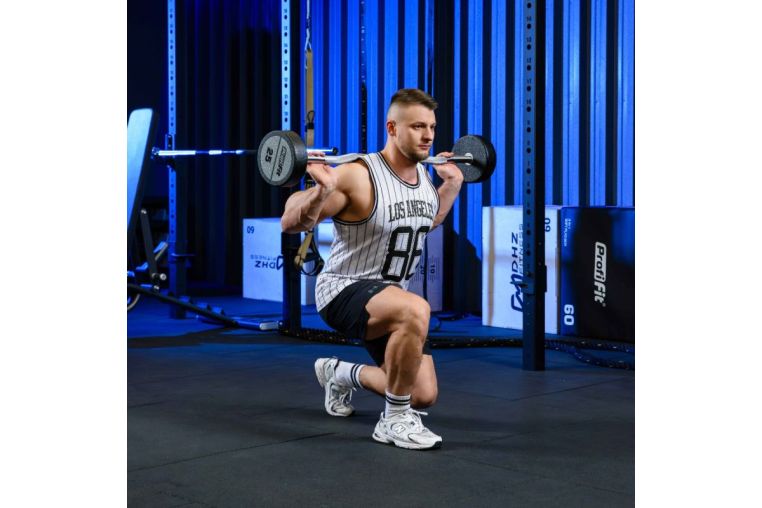 Набор изогнутых полиуретановых штанг LEVEL 10-30кг (шаг 5 кг, 5 шт) Profi-Fit фото 10