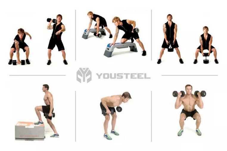 Гантель EVO 5кг полиуретановая YouSteel фото 3